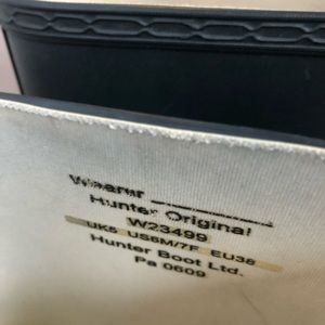 HUNTER rain boots